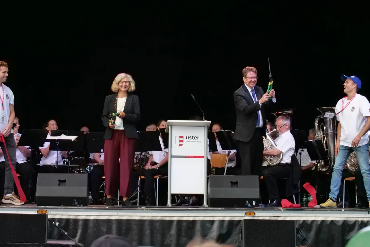 Eröffnung Usterfest 2025 Rösti und Thalmann